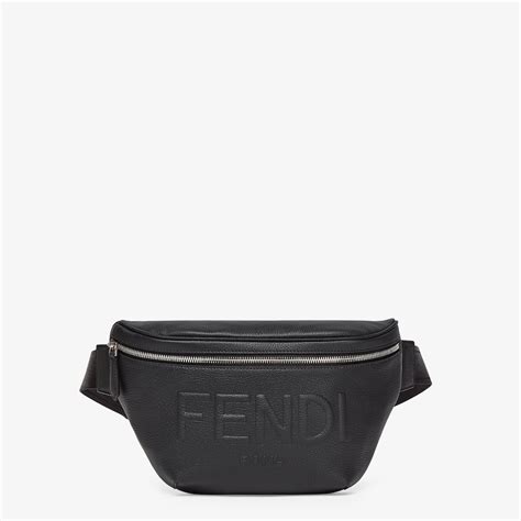 fendi women's belt black leather bag|fendi belt bag women.